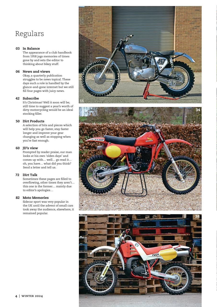 Classic Dirt Bike Preview Pages