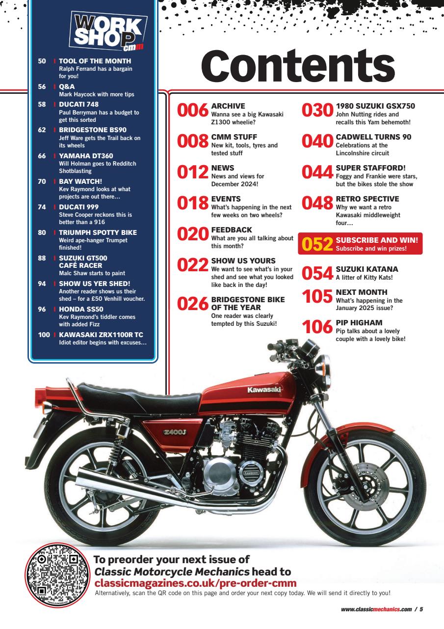 Classic Motorcycle Mechanics Preview Pages