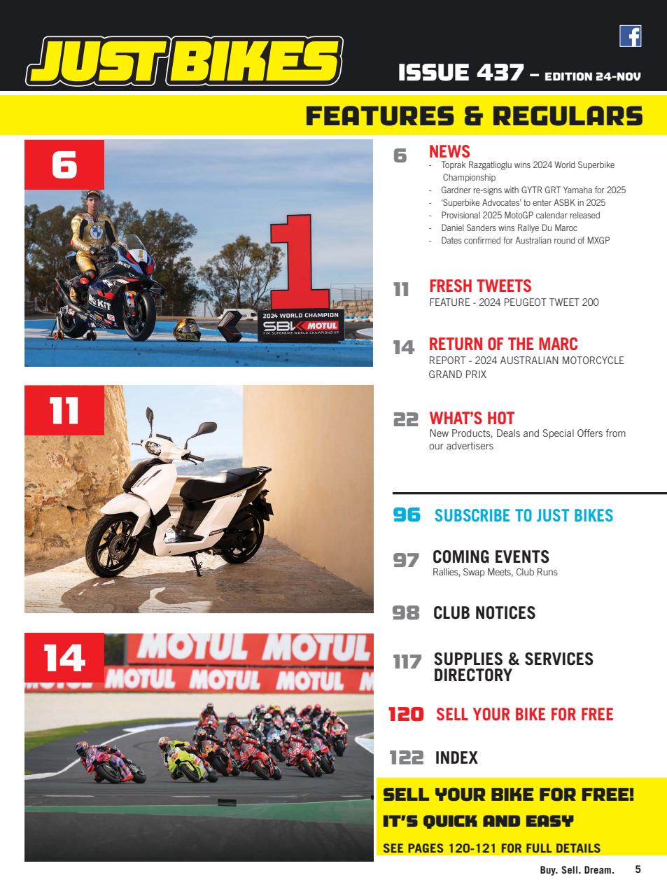 JUST BIKES Preview Pages