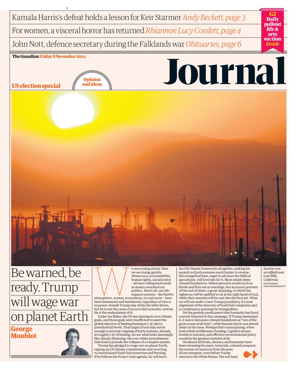 The Guardian Newspaper Preview Pages