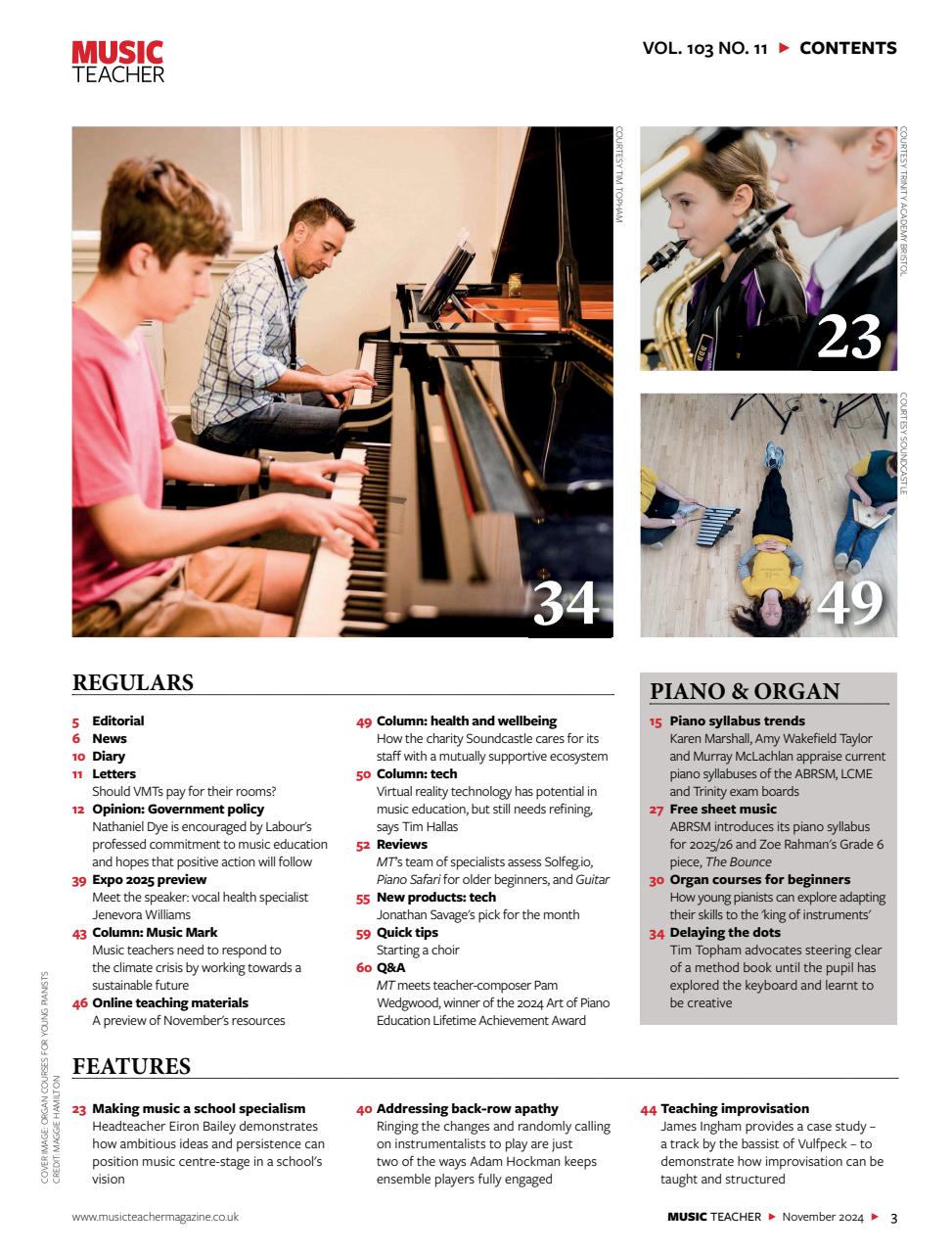 Music Teacher Preview Pages