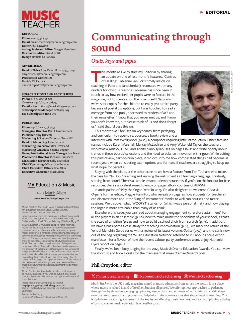 Music Teacher Preview Pages