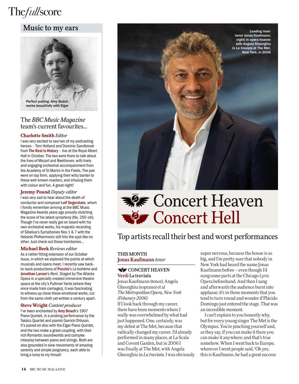 BBC Music Magazine Preview Pages