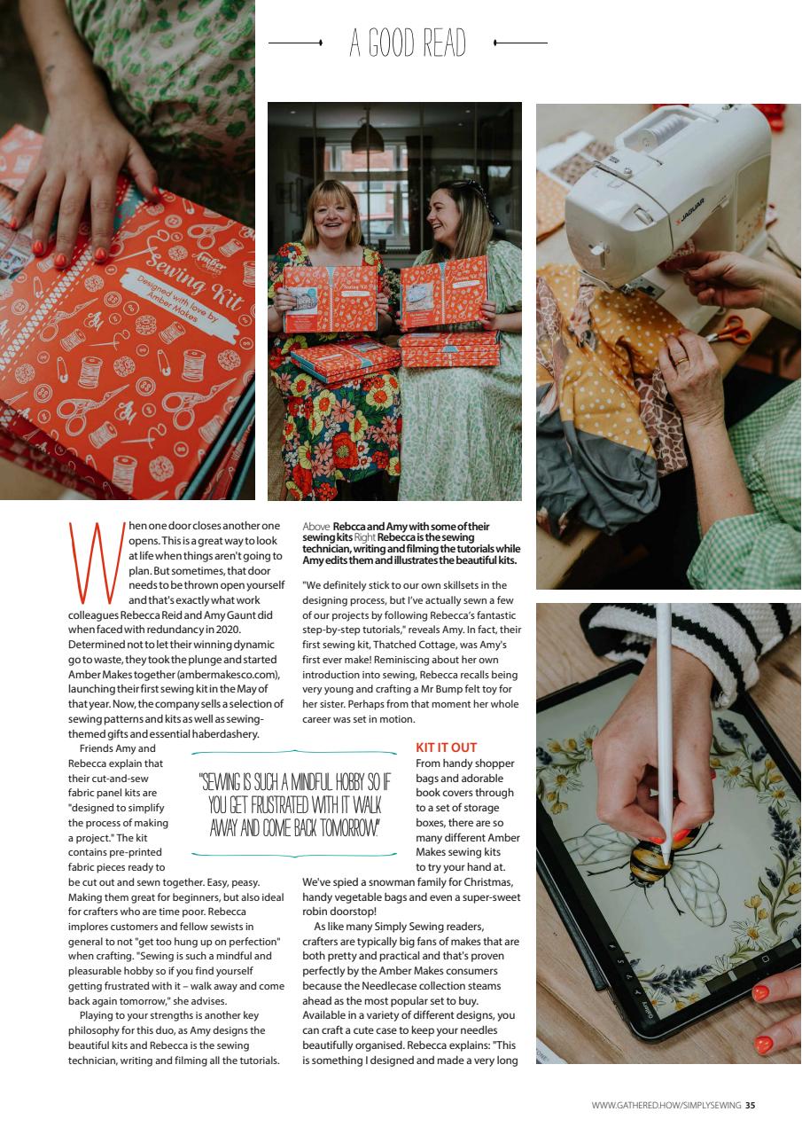 Simply Sewing Preview Pages