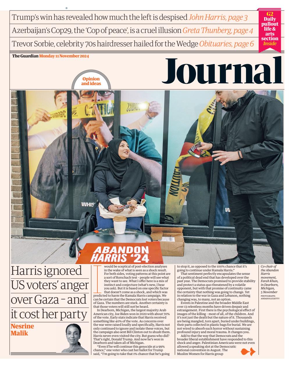 The Guardian Newspaper Preview Pages