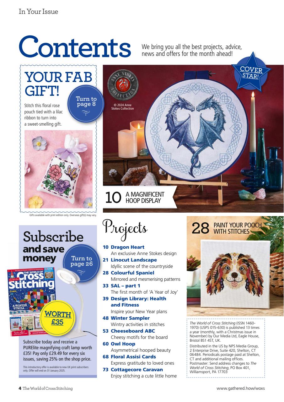 The World of Cross Stitching Preview Pages