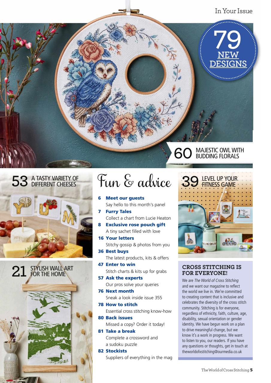 The World of Cross Stitching Preview Pages