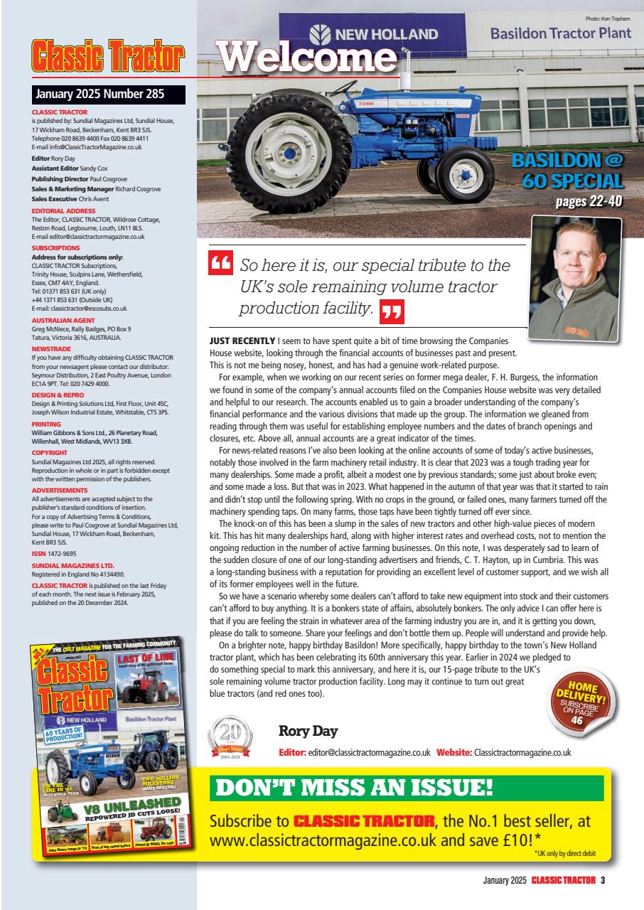 Classic Tractor Preview Pages