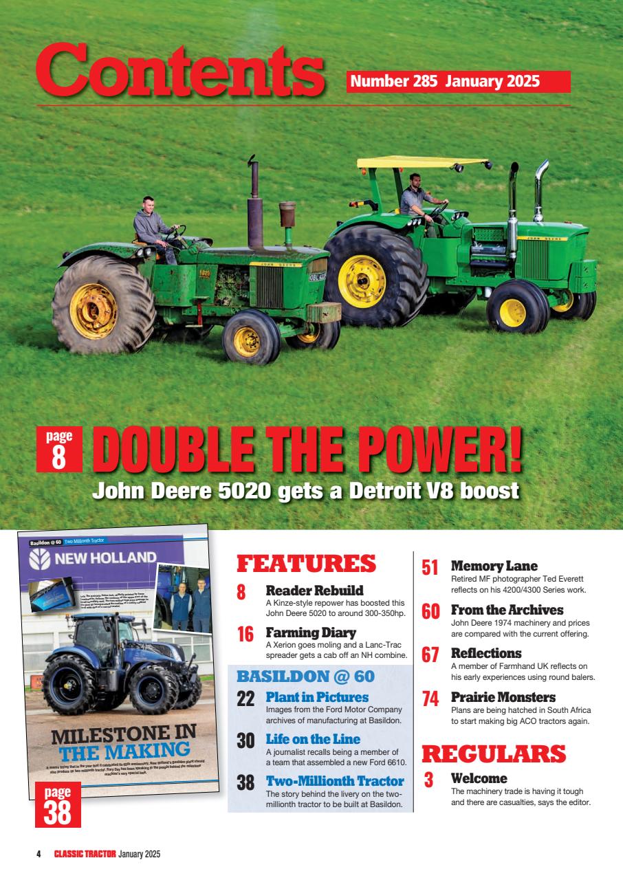 Classic Tractor Preview Pages