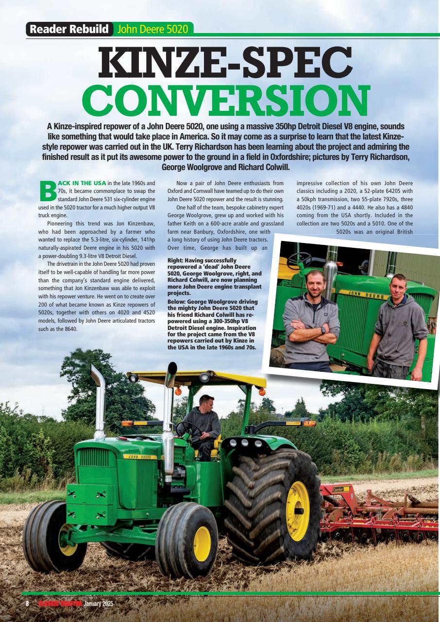 Classic Tractor Preview Pages