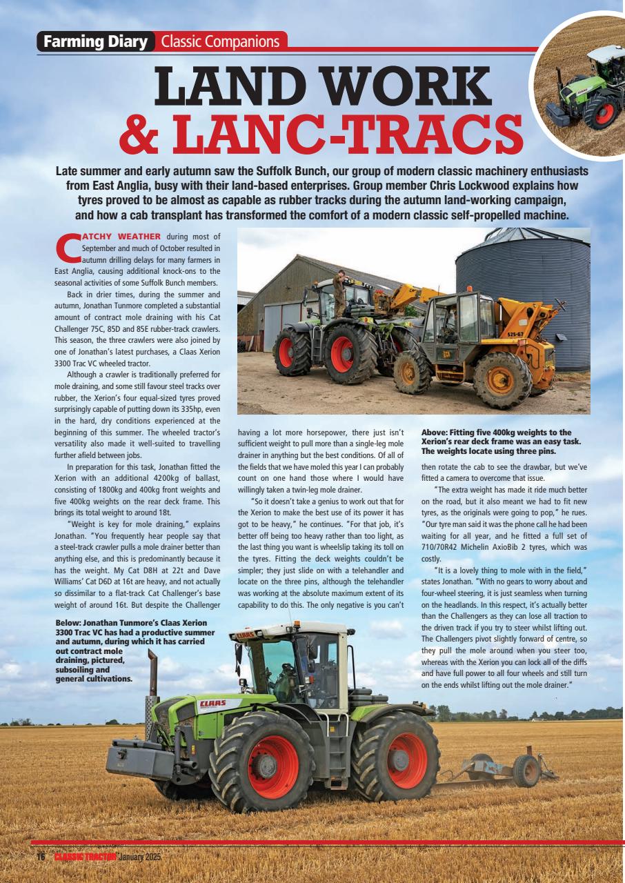 Classic Tractor Preview Pages