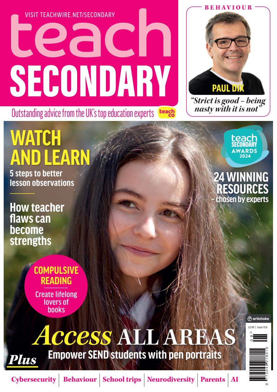 Teach Secondary Preview Pages