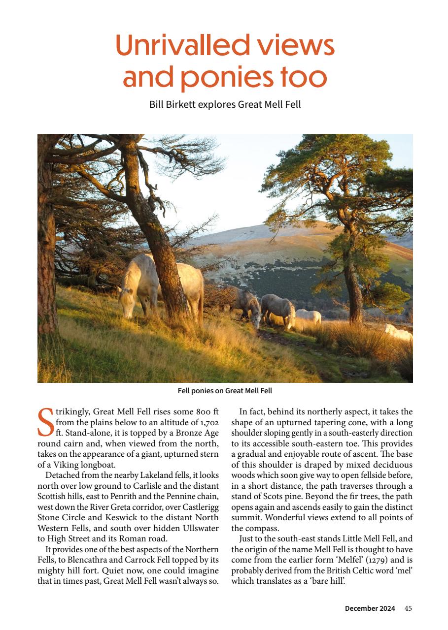 Cumbria and Lakeland Walker Preview Pages