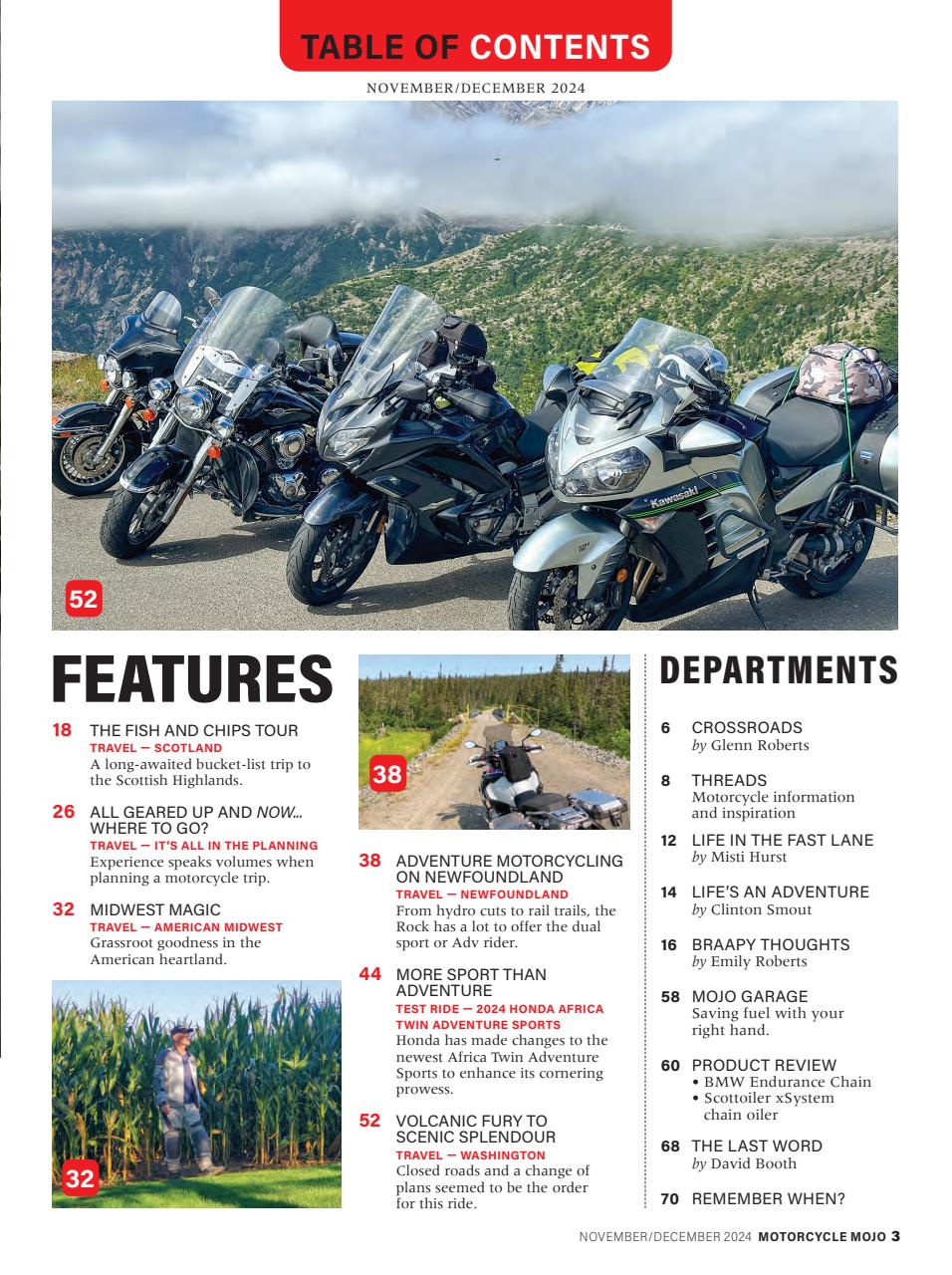 Motorcycle Mojo Preview Pages