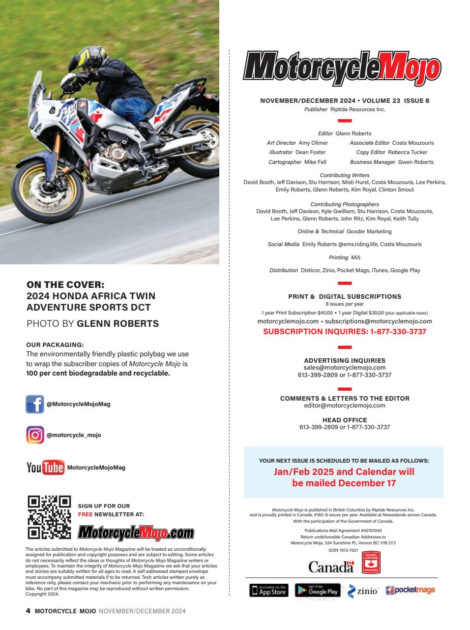 Motorcycle Mojo Preview Pages