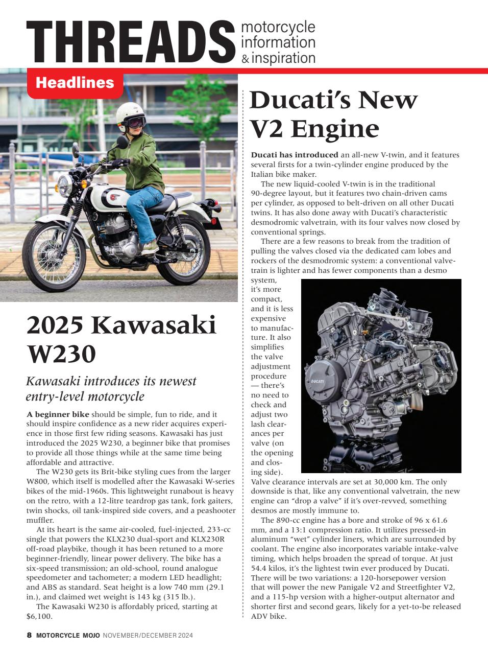 Motorcycle Mojo Preview Pages