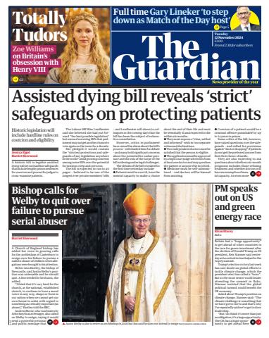 The Guardian Newspaper issue Tuesday, 12 November 2024