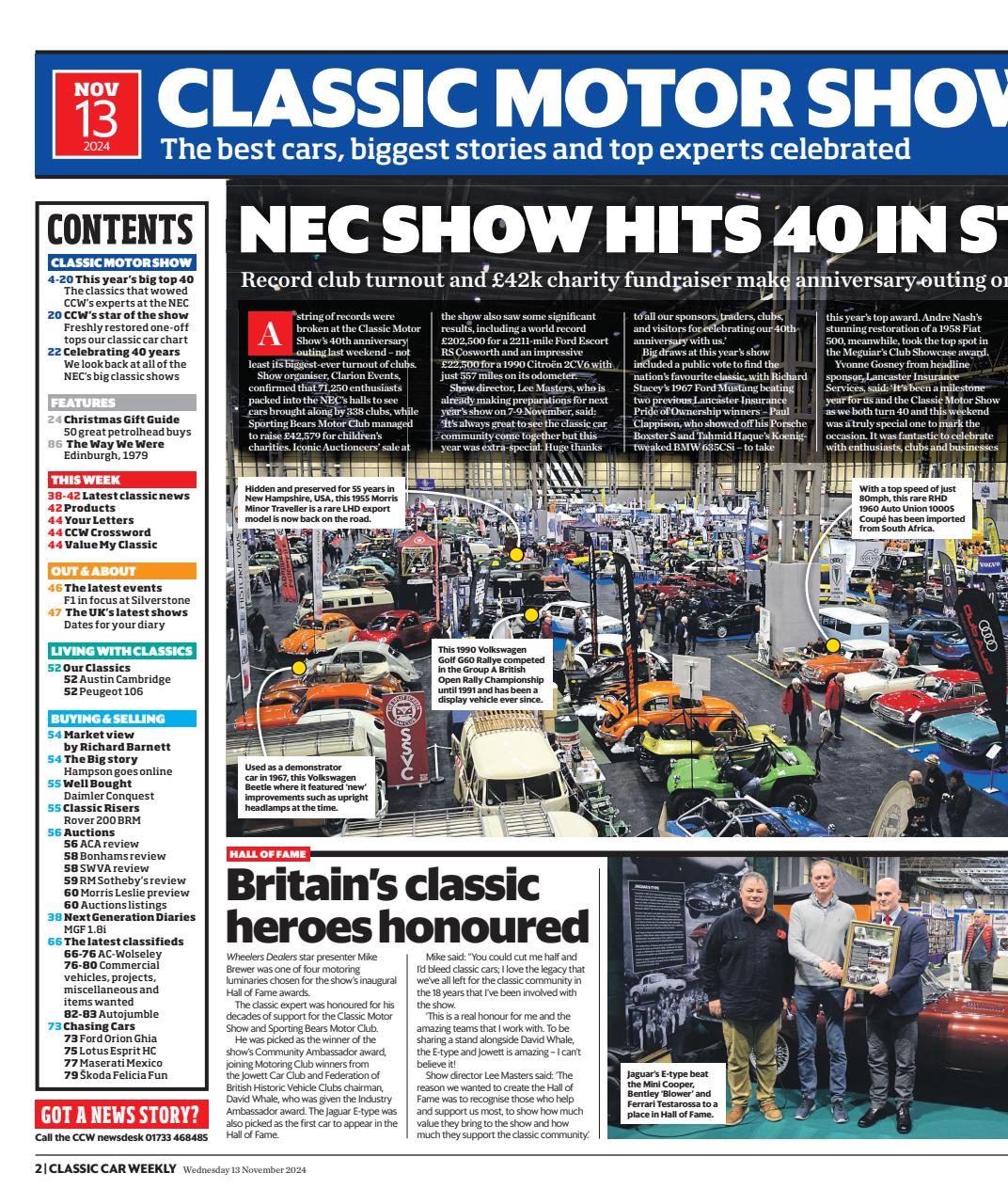 Classic Car Weekly Preview Pages