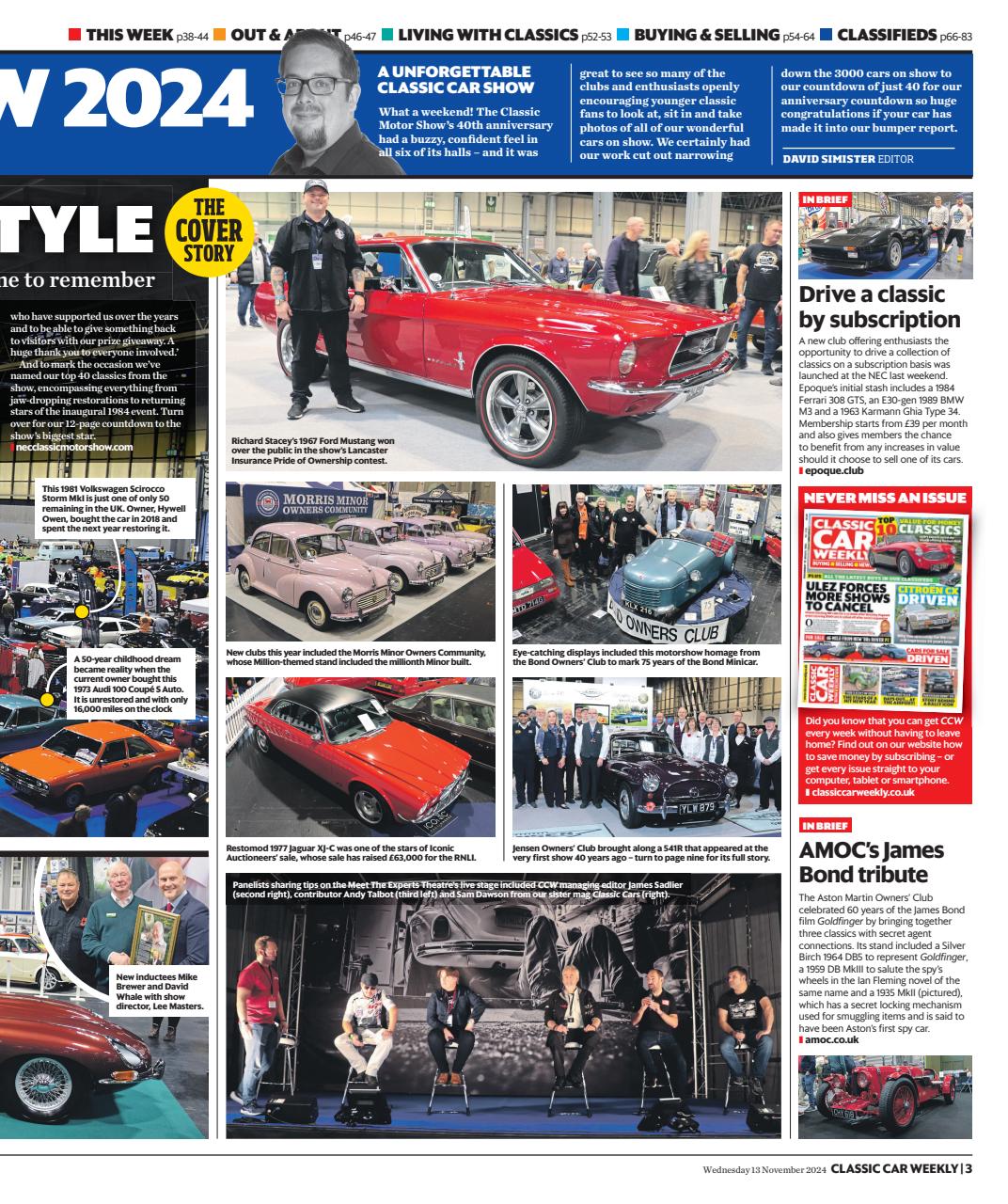 Classic Car Weekly Preview Pages
