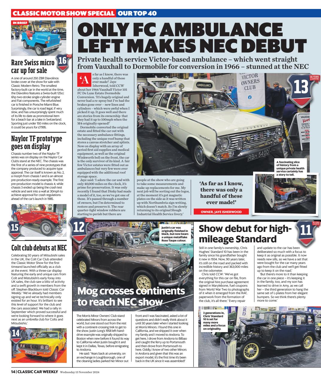 Classic Car Weekly Preview Pages