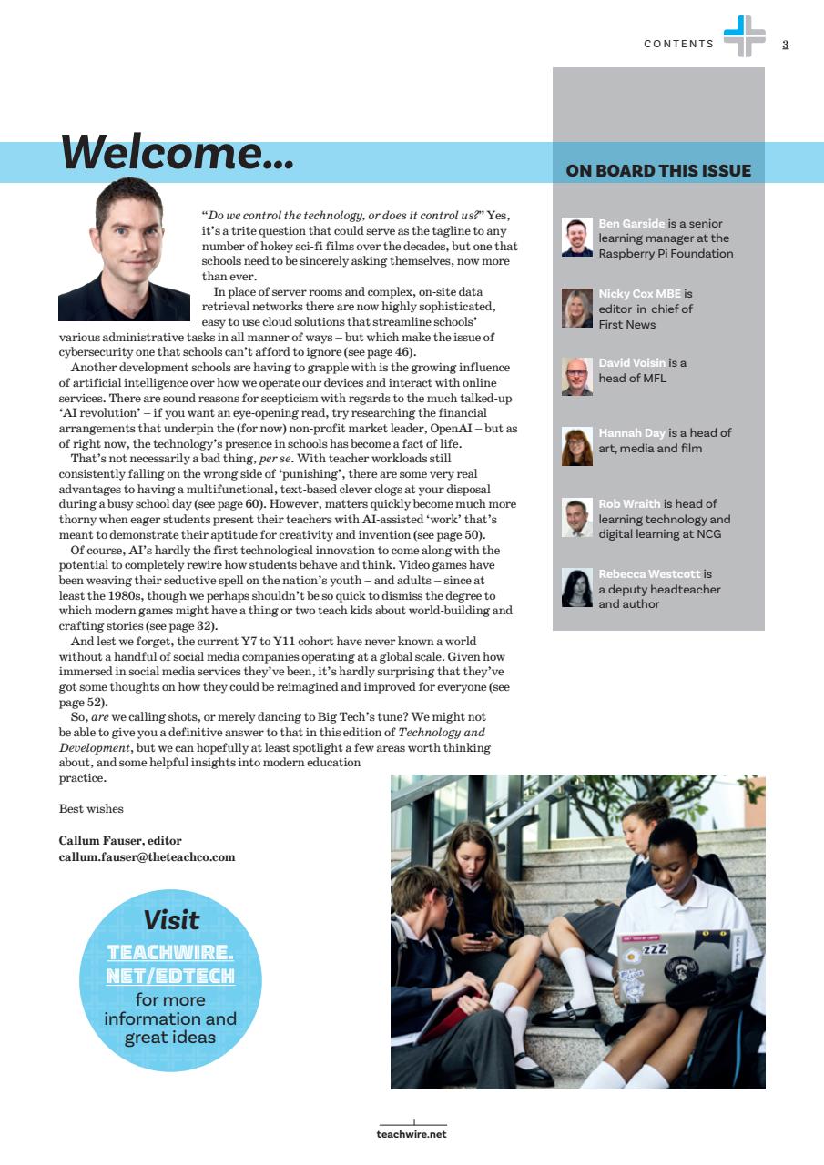 Technology and Innovation Preview Pages