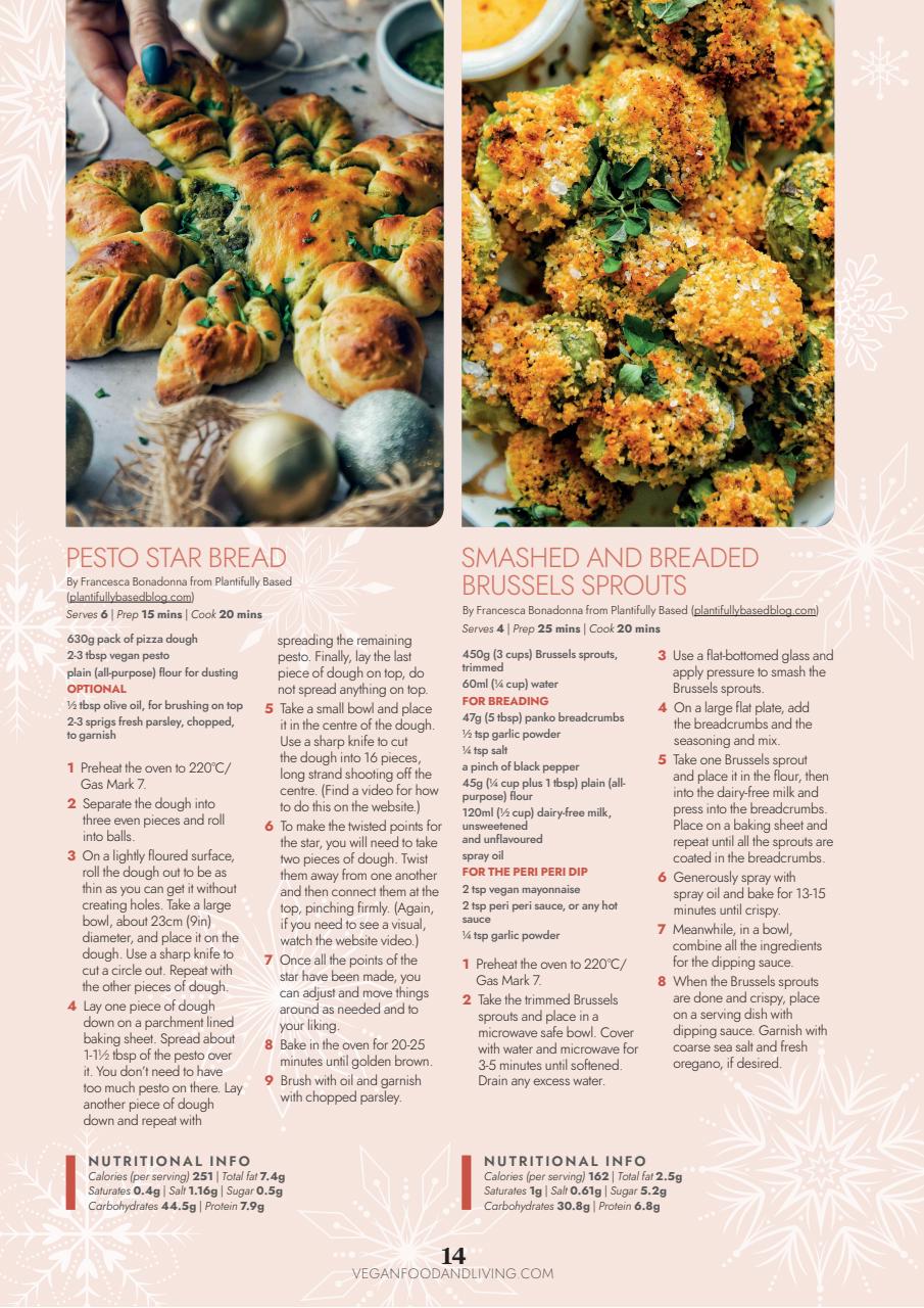 Vegan Food & Living Magazine Preview Pages