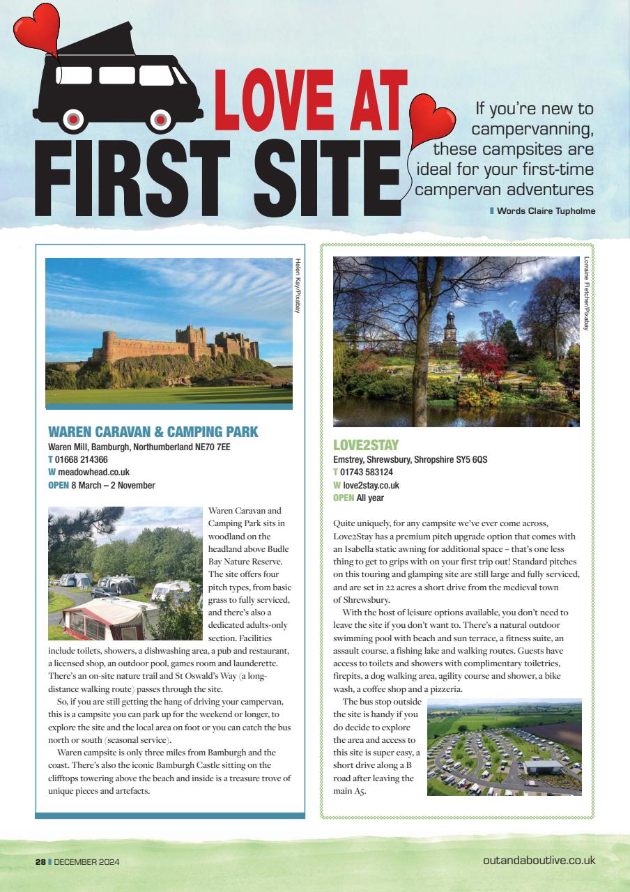 Campervan Preview Pages