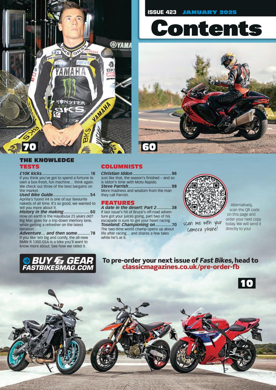 Fast Bikes Preview Pages