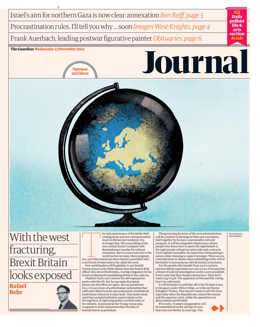 The Guardian Newspaper Preview Pages