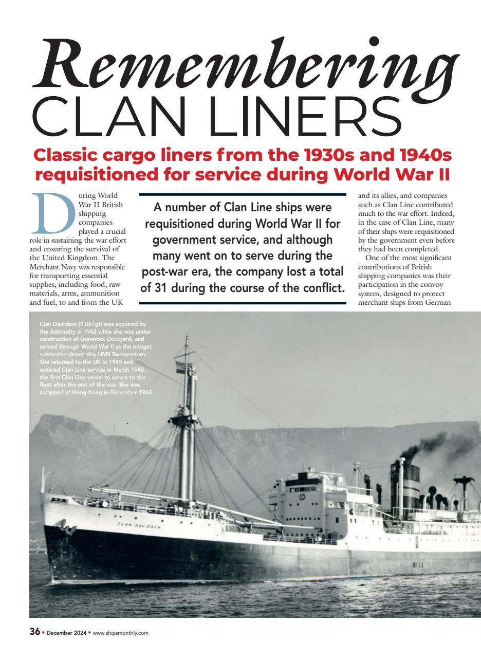 Ships Monthly Preview Pages