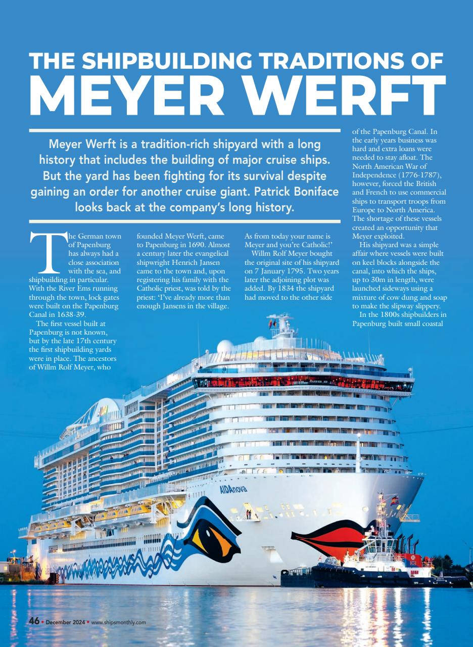 Ships Monthly Preview Pages