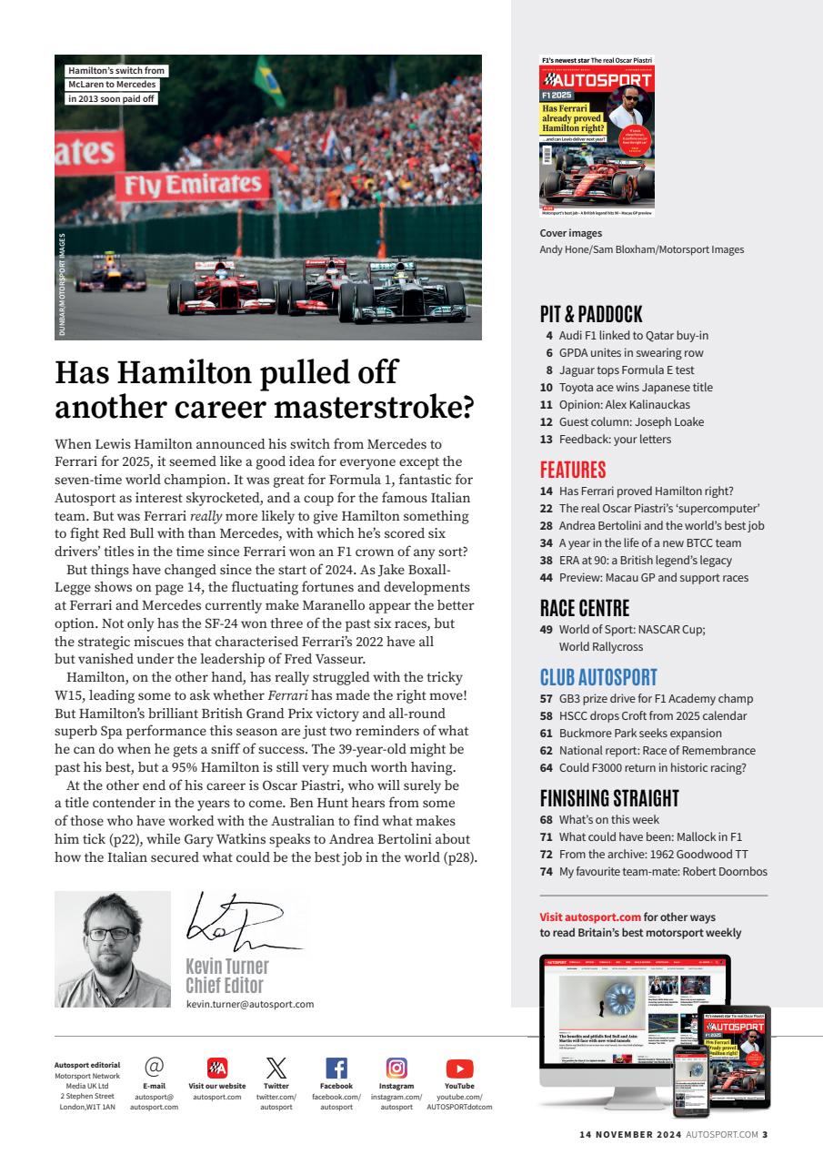 Autosport Preview Pages