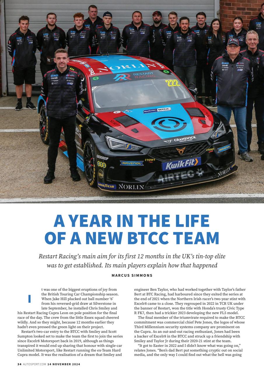 Autosport Preview Pages
