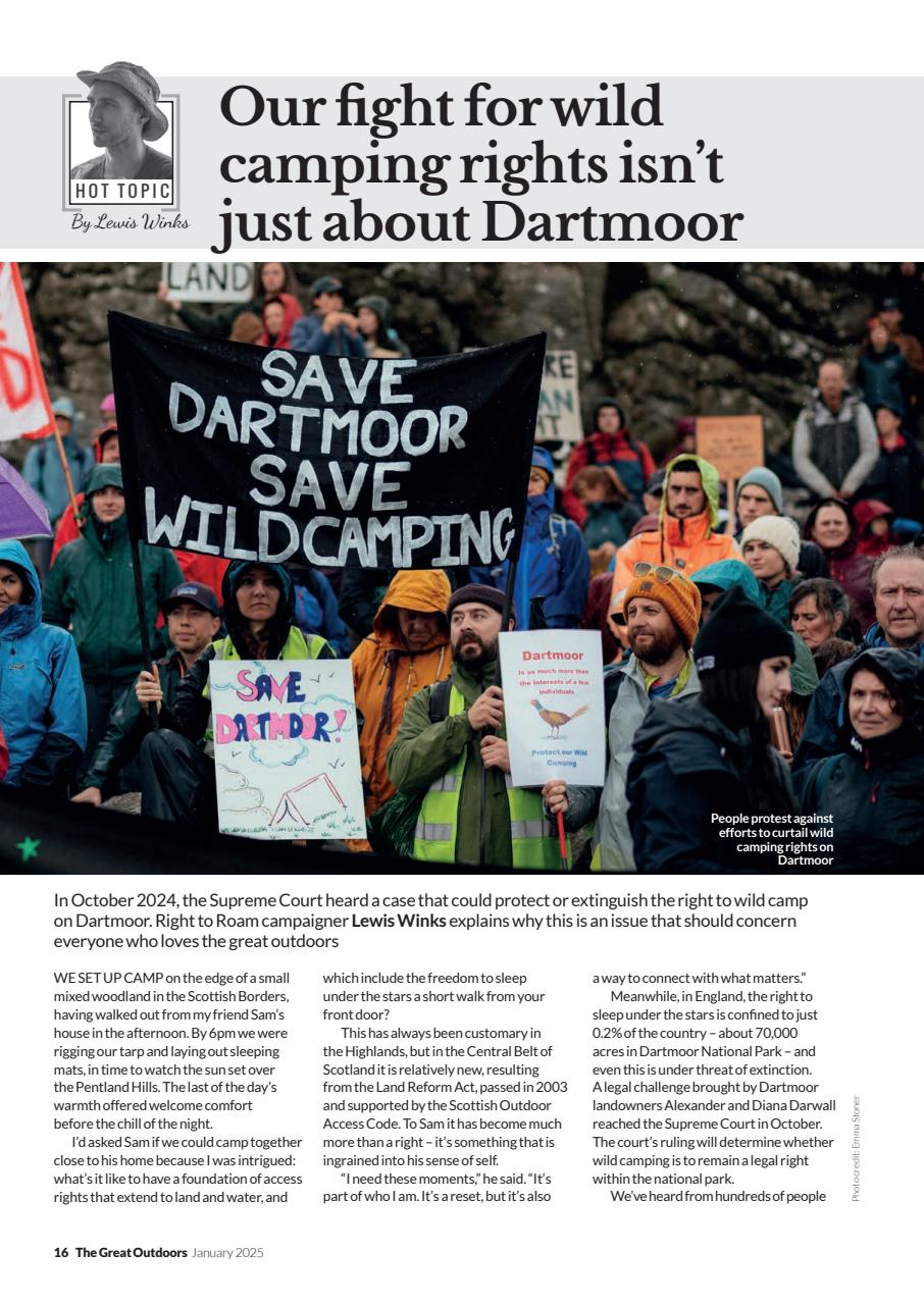 TGO - The Great Outdoors Magazine Preview Pages