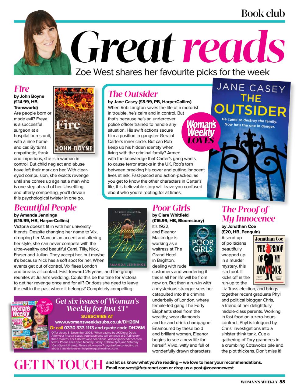 Woman's Weekly Preview Pages