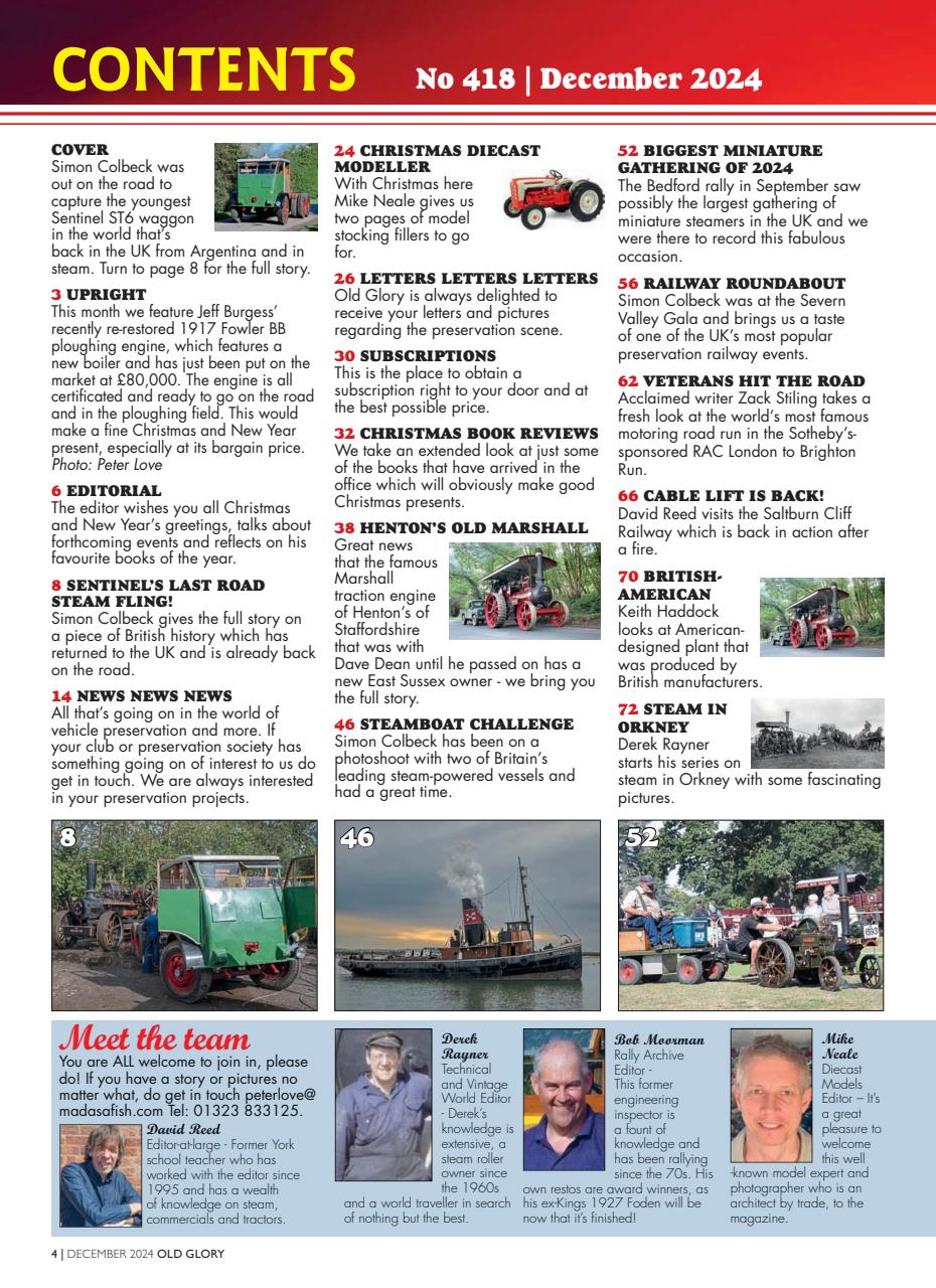 Old Glory Magazine Preview Pages