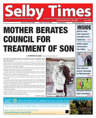 Selby Times issue November 14th 2024