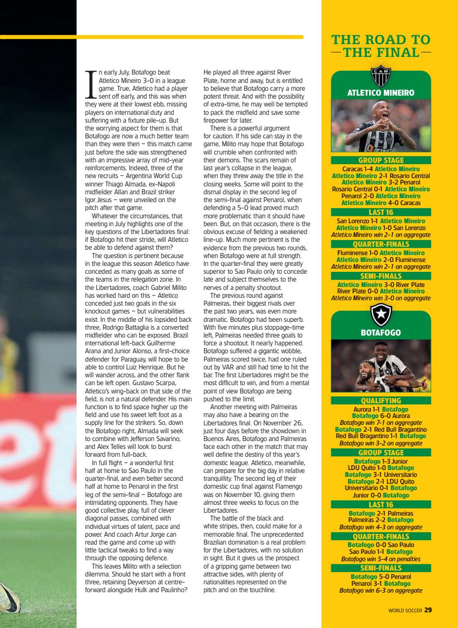 World Soccer Preview Pages