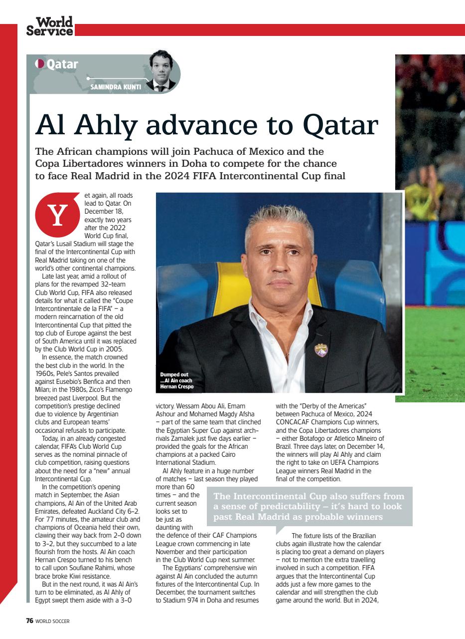 World Soccer Preview Pages