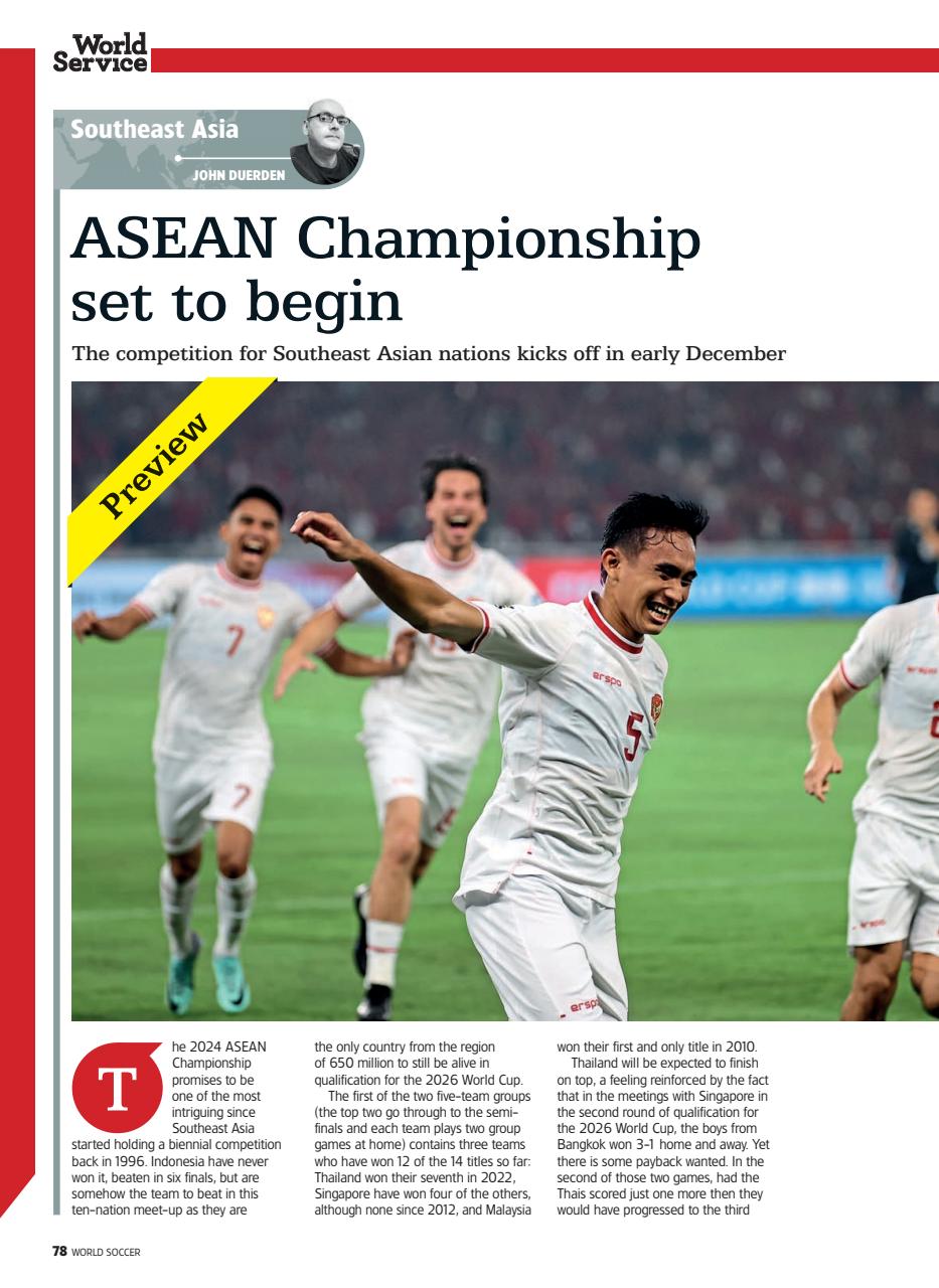 World Soccer Preview Pages