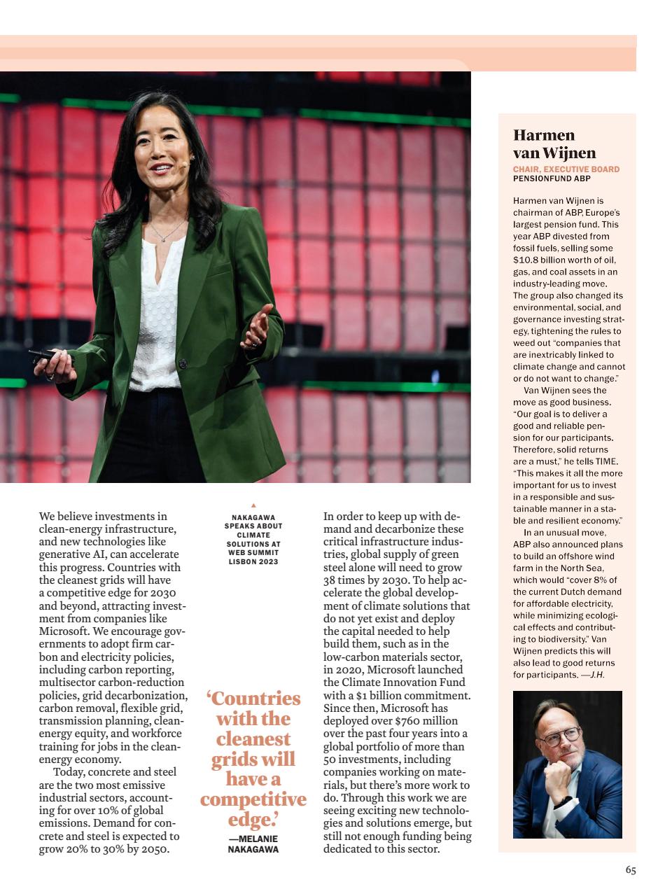 TIME Magazine Europe Preview Pages