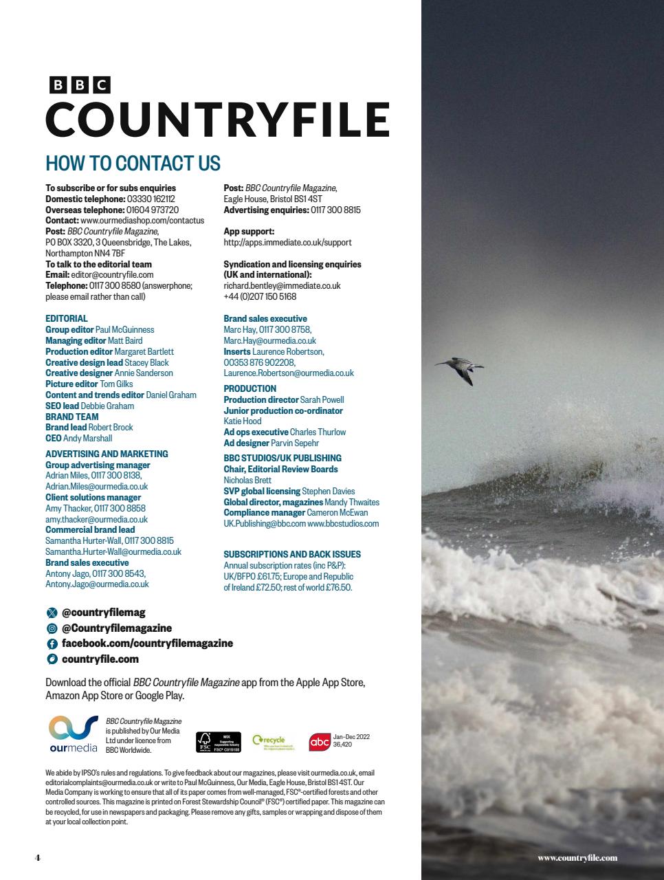 BBC Countryfile Magazine Preview Pages