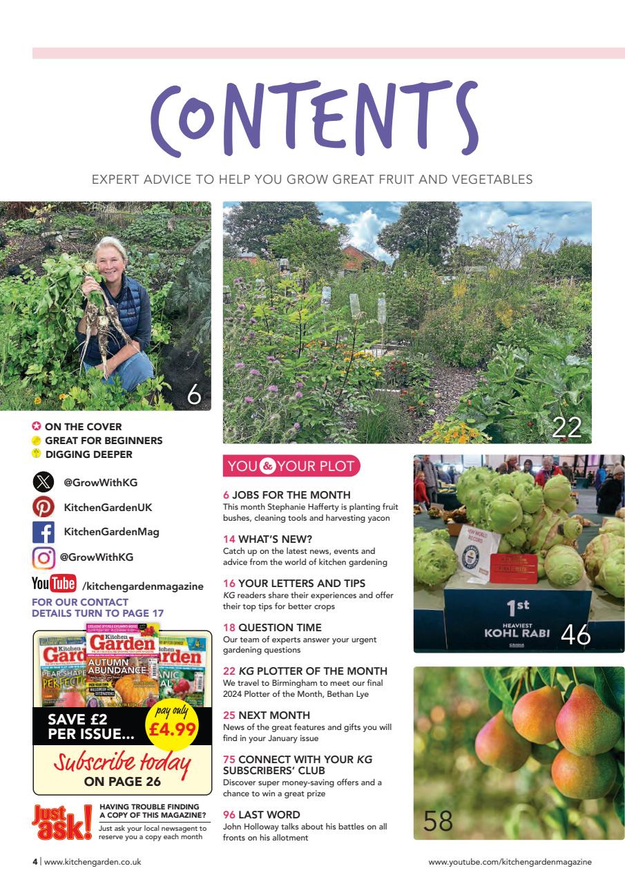 Kitchen Garden Magazine Preview Pages