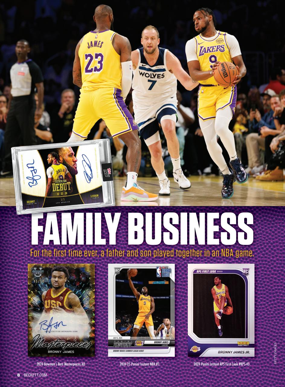 Beckett Basketball Magazine Preview Pages