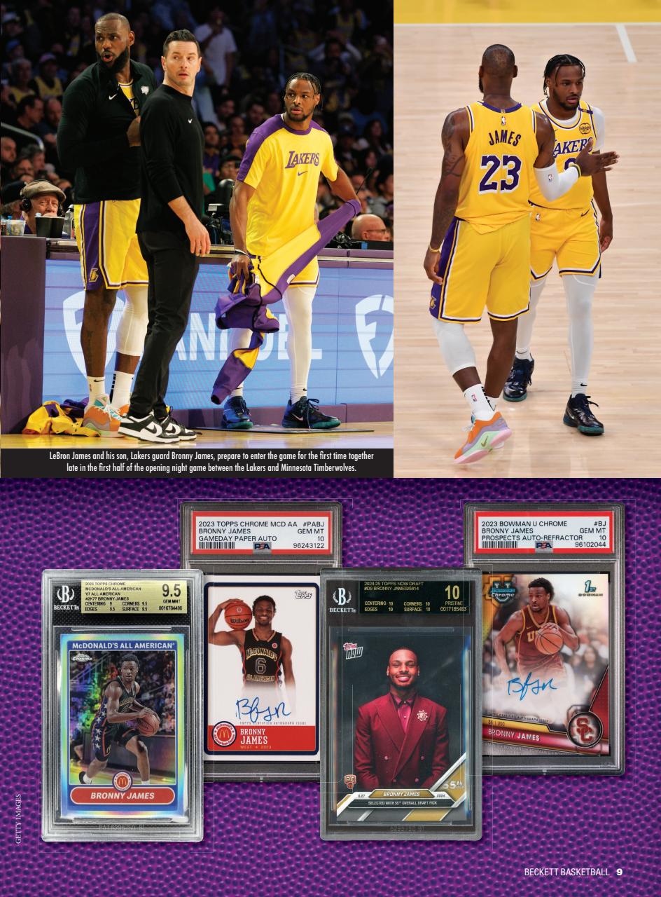 Beckett Basketball Magazine Preview Pages