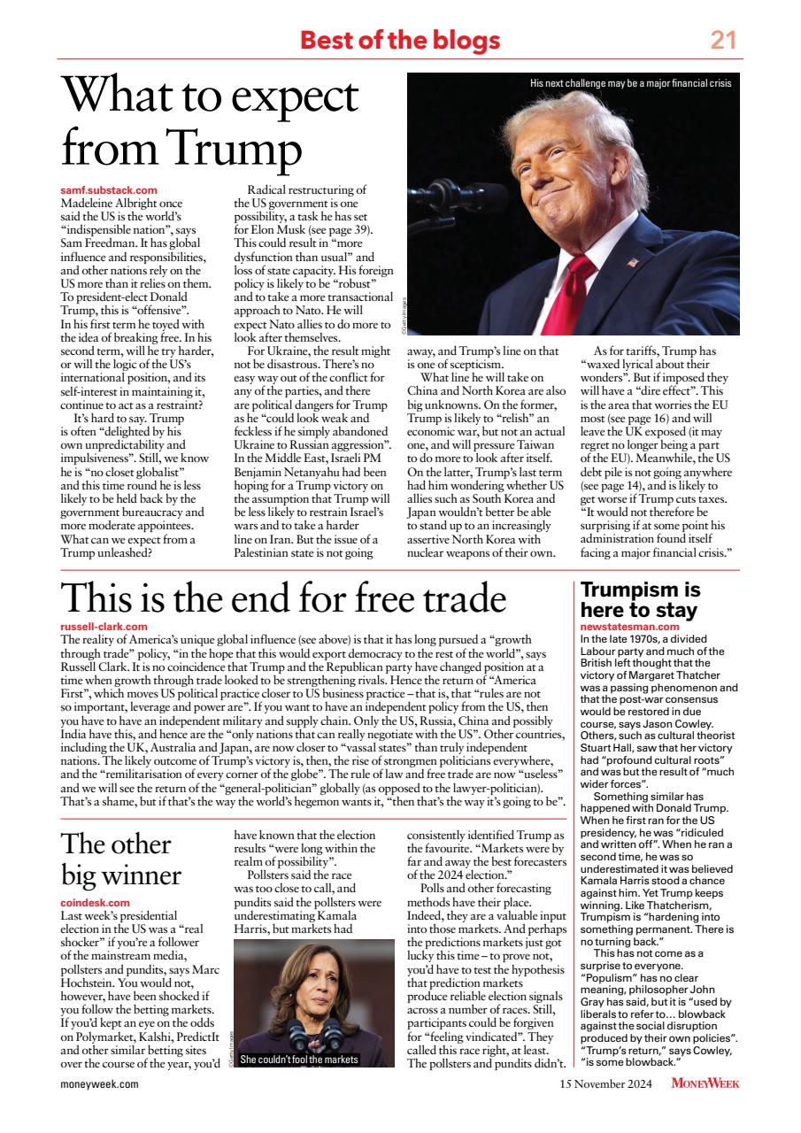 MoneyWeek Preview Pages