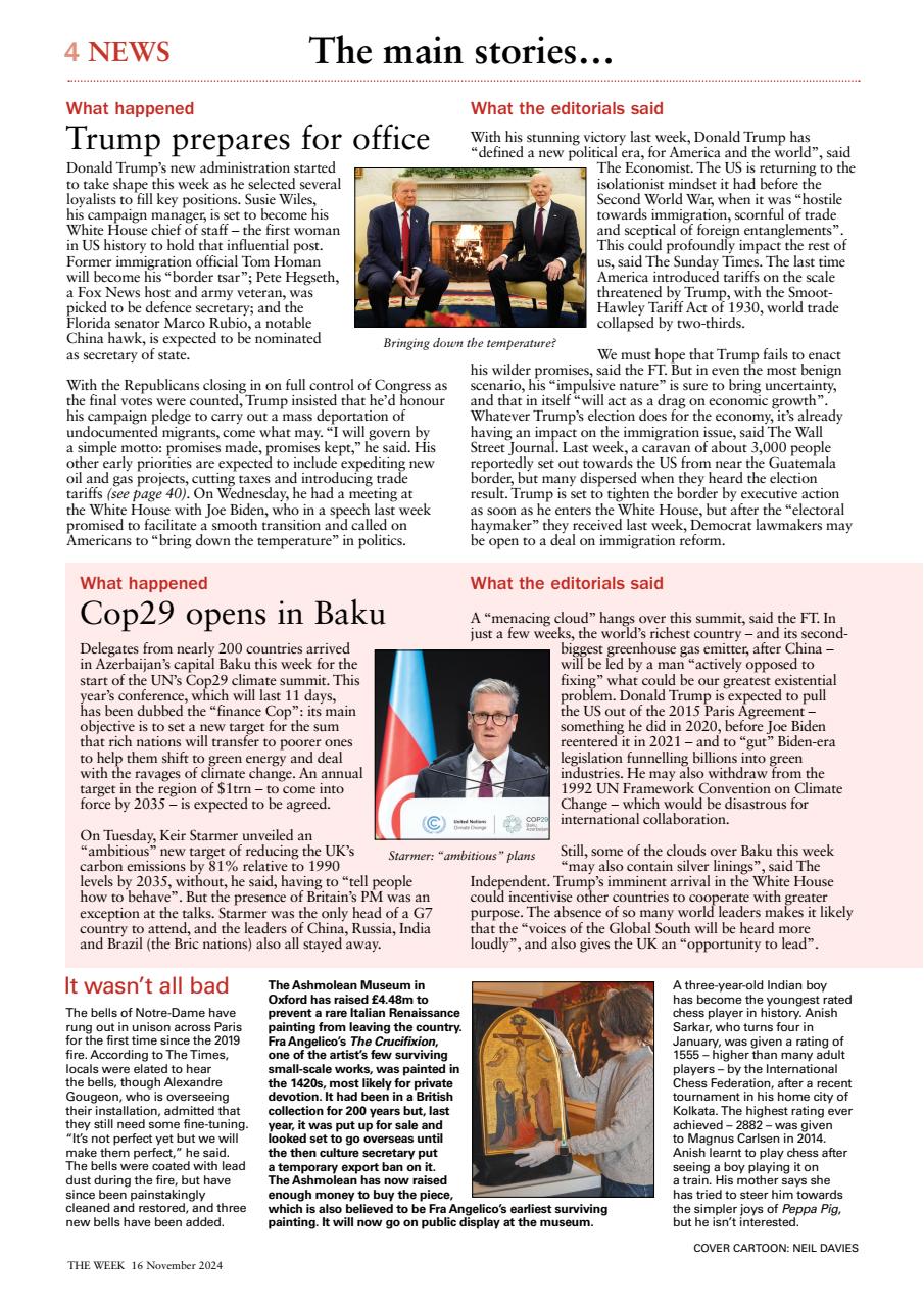 The Week Preview Pages