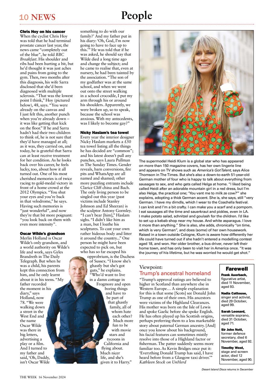 The Week Preview Pages