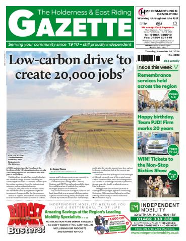 The Holderness & Hornsea Gazette issue Holderness Gazette Nov 14, 2024