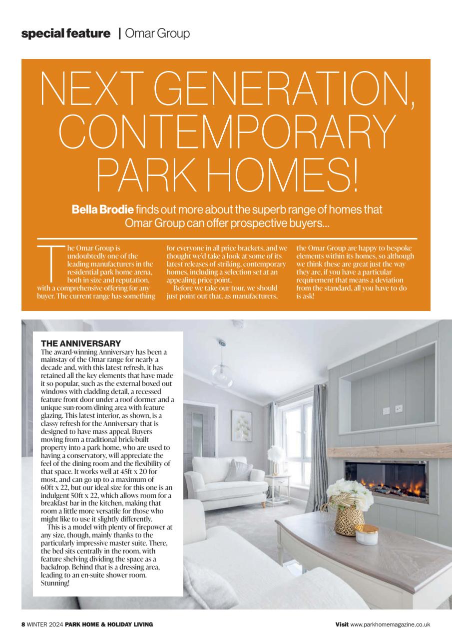 Park Home & Holiday Living Preview Pages